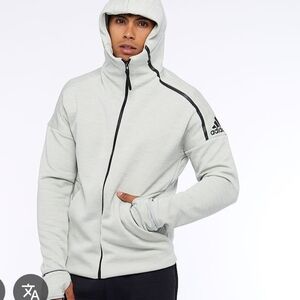 Adidas Men's Light Gray Performance Jacket